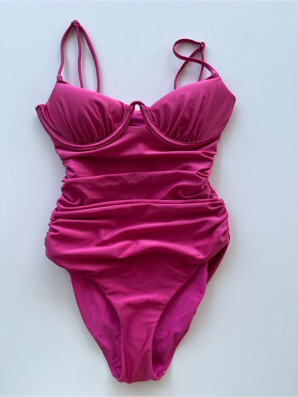 Women’s Jonathan Simkhai Swim Dragon Fruit One-Piece Swimsuit NWT Small